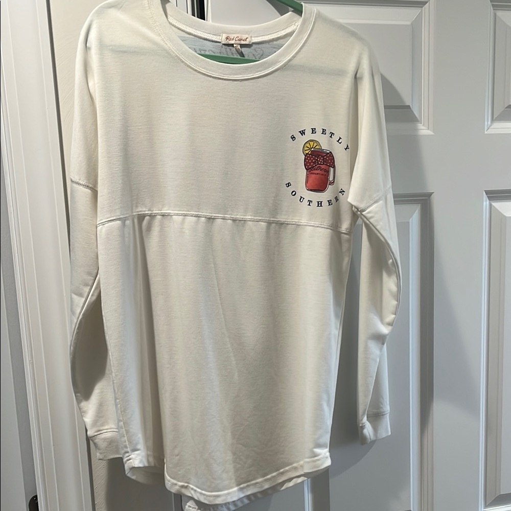 Women’s White Long Sleeve Shirt